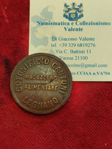 Gettone alimentare cotonificio - gettone,