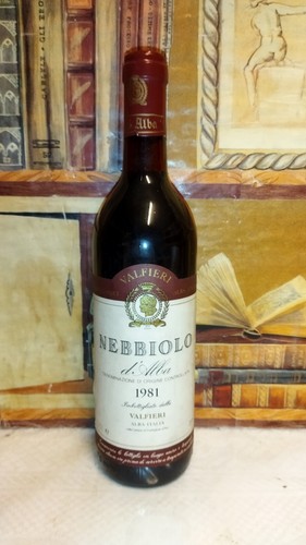 Vino 1981 nebbiolo alba - vino,