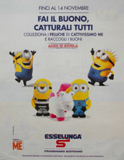 Pubblicità Advertising Ritaglio Italian 2018 MINIONS CATTIVISSIMO ME Esselunga