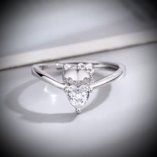 Anello Hello Kitty Argento