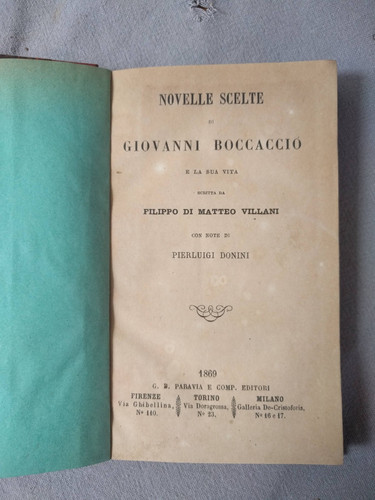 Novelle giovanni - novelle,