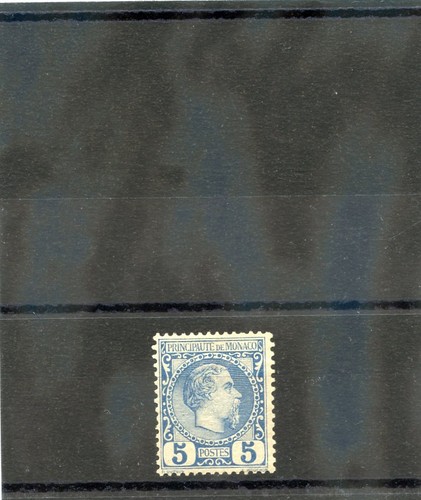 Monaco vf og - 3)*f-vf, 1885