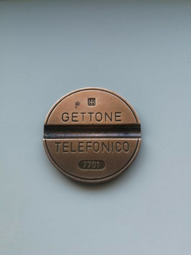 Gettone telefonico 7701 raro - telefonico,