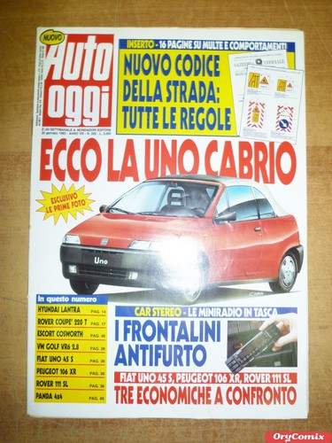 Auto oggi anno - -, (8)