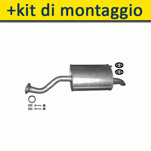 Silenziatore marmitta - silenziatore,