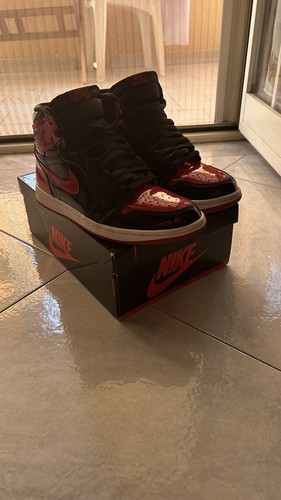 Nike air jordan patent bred - nike,