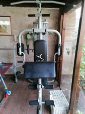  Stazione Fitness Multifunzione Palestra a Casa Acciaio 150x110x210cm Nero