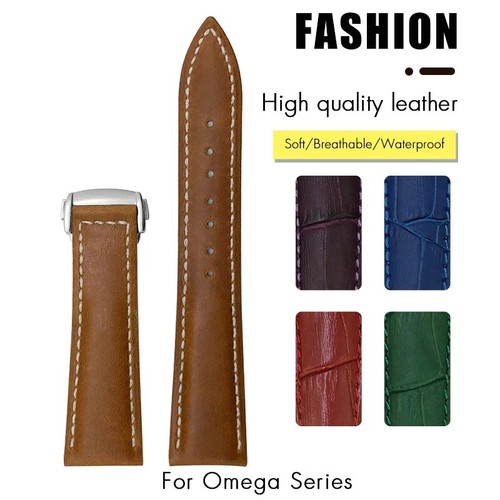 22mm genuine leather watch - leather,