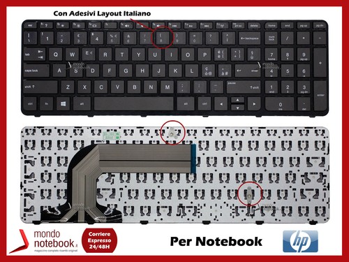 Tastiera per notebook - notebook, hp