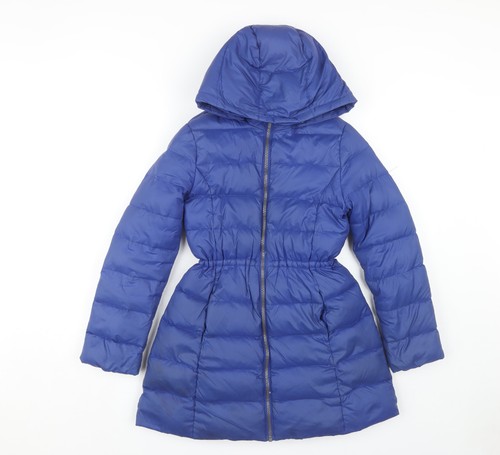 Giacca puffer blu benetton - giacca,