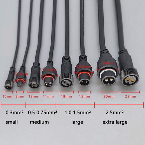 2pin ip67 prolunga - ip67,