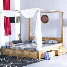 LETTO BALDACCHINO ETNICO