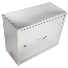 CONTATORE ITALIA Cassetta ACQUA Acciaio ZINCATO Aperta Posteriormente Completa d