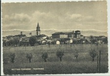 CARTOLINA SETTIMO TORINESE - PANORAMA FORMATO GRANDE  NON VIAGGIATA