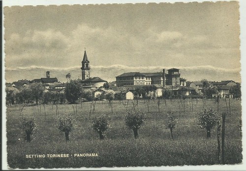 Cartolina settimo torinese - torinese,