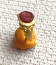 Antico Anello Romano Intaglio Oro I - III Anno. n.C.