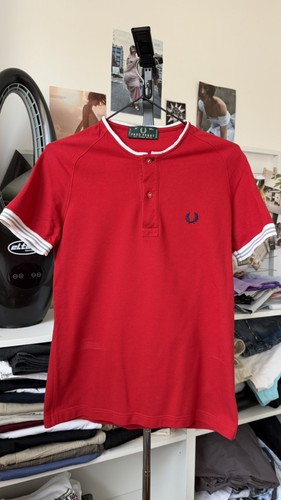 Fred perry red - polo, shirt