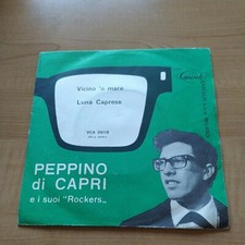  DI CAPRI  Peppino VICINO 'O MARE- LUNA CAPRESE 45 GIRI CARISCH 1960"(1400)