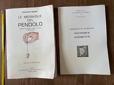 ESOTERISMO Costantino Bolzoni-LE MERAVIGLIE DEL PENDOLO-MANUALE RADIESTESIA-1988