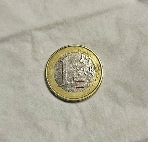 Moneta euro rara del - da, 1