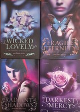 MELISSA MARR:  DARKEST MERCY +WICKED LOVELY  + FRAGILE ETERNITY + RADIANT SHADOW