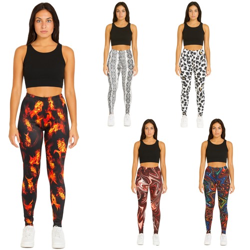 Leggings donna vita alta - vita,