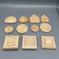 Applique in legno 11 pezzi