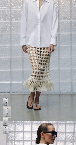 Gonna zara nuova donna midi - nuova,