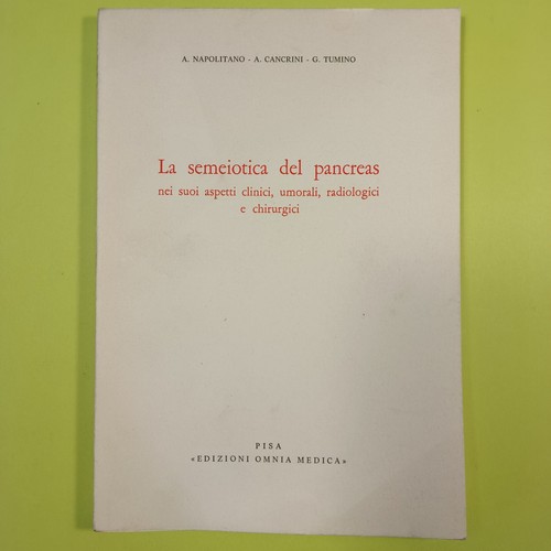 Semeiotica del pancreas - semeiotica,