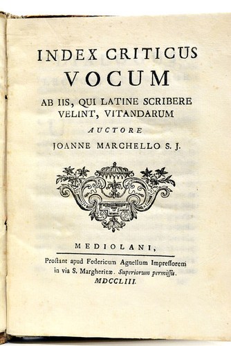Marchelli index - marchelli, (giovanni).