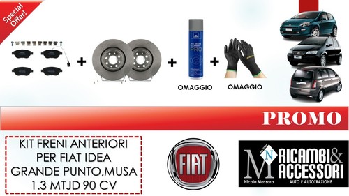 Kit freni anteriori - per, fiat