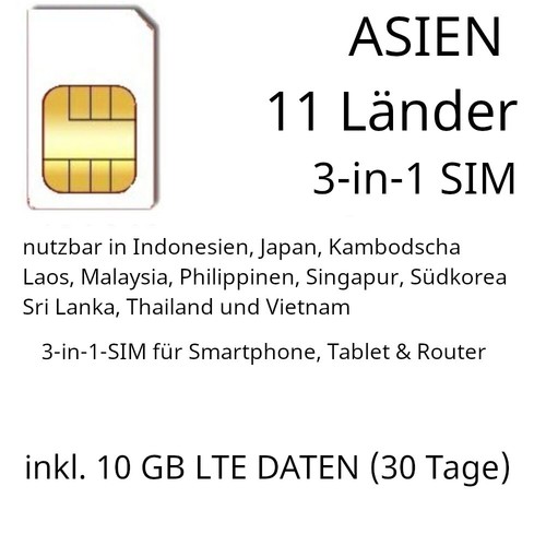 Sim asiatica 10 - sim, e
