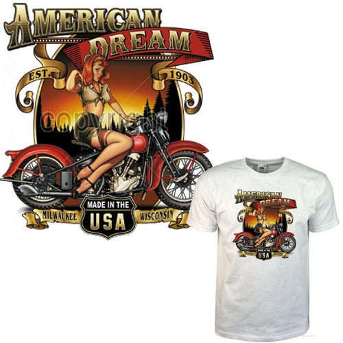 Shirt motociclista moto - t-shirt,