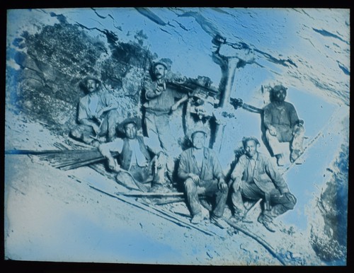 Antique magic lantern slide - antique,