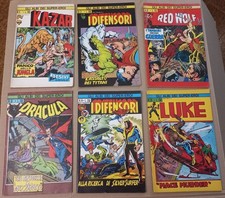 6 numeri GLI ALBI DEI SUPER-EROI (Corno 1973/4): 4-5-10-13-14-20 Difensori/Dracu