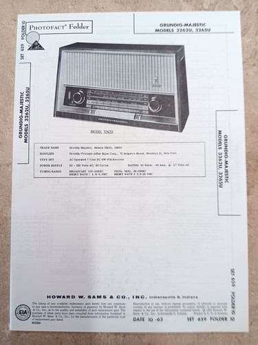 Grundig majestic 3262u - 3262u,