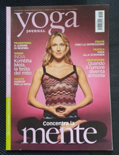 YOGA JOURNAL 8 GENNAIO 2007 CONCENTRA LA MENTE