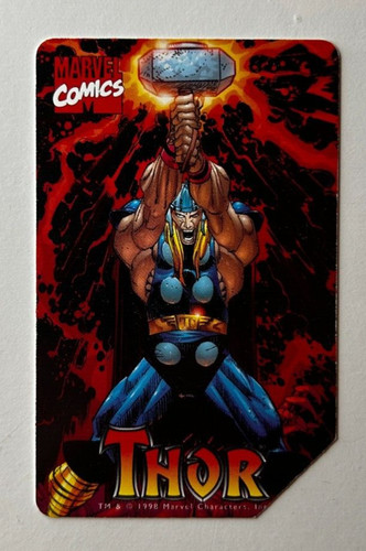 Scheda telefonica thor marvel - scheda,