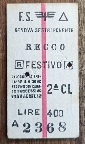 1973 recco ferrovie dello - recco,