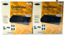 2X BELKIN OMNIVIEW F1DB104P E