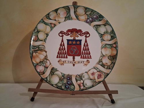 Piatto araldico bottega - piatto,