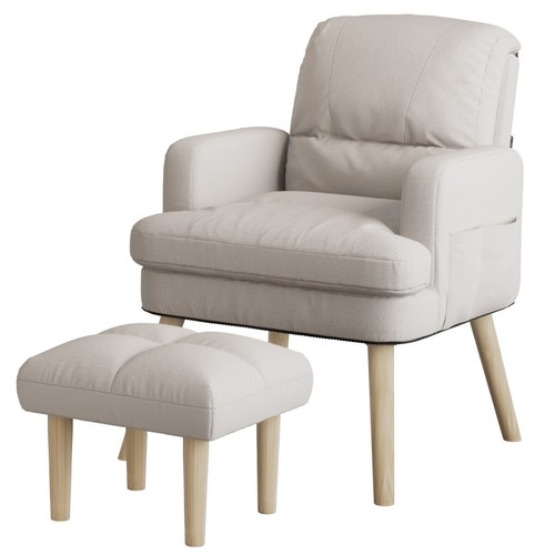 Poltrona con pouf - ,
