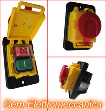 Interruttore di comando bipolare KEDU KJD12 Pulsante a fungo x arresto emergenza