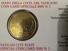 VATICANO COIN CARD DA 50 CENT