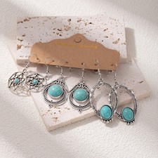 Orecchini vintage turchese