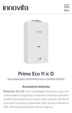 Scaldabagno a Gas GPL(BOMBOLA)