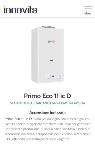 Scaldabagno gas gpl - scaldabagno, a