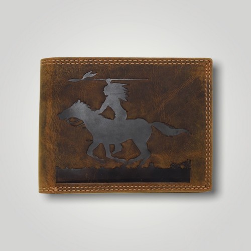 Portafoglio pelle marrone - in,