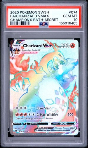 Psa charizard vmax 074 - charizard,
