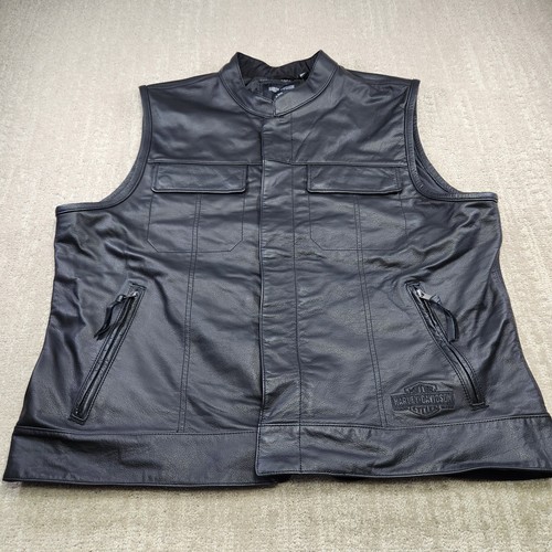 Harley davidson gilet pelle - harley,